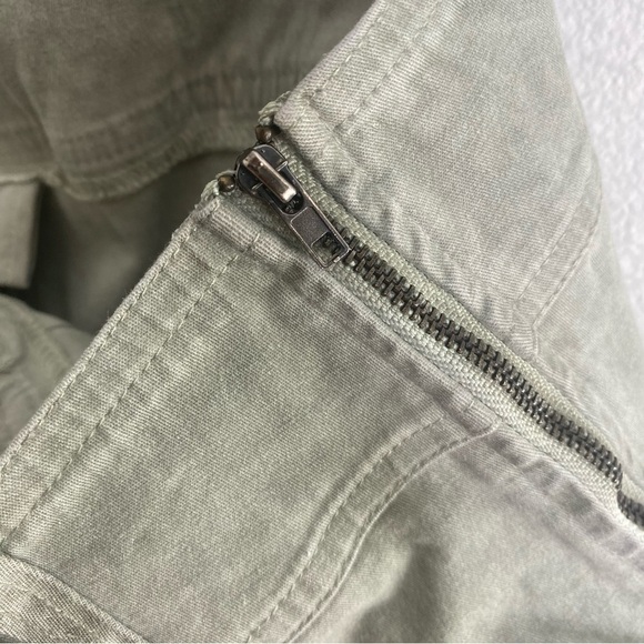 Mia Inspiration Womens Crop Pants Gray Side Zip Pockets Size 3 - Picture 7 of 12